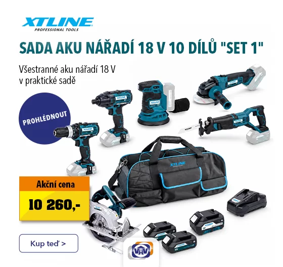 Sada aku nářadí 18 V, 10 dílů "SET 1"