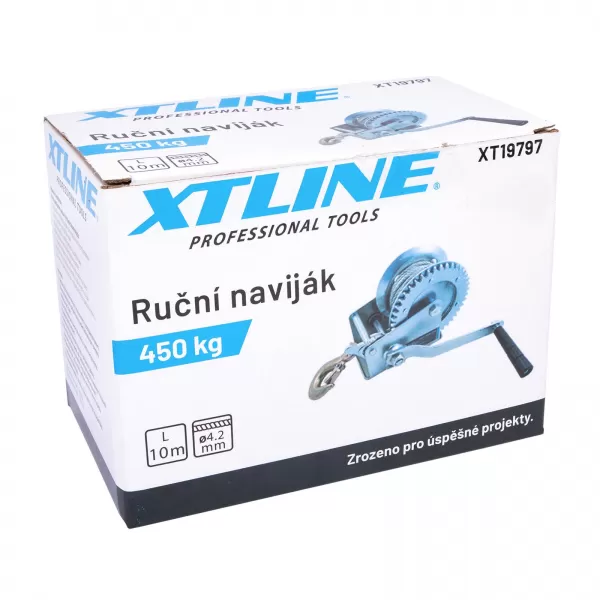XT Ruční naviják | 450 kg / lano 10 m