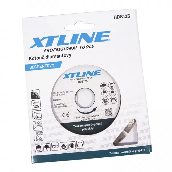 XT kotouč DIA segm. HDS125 125x22,2