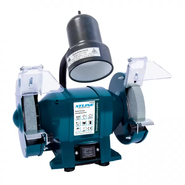 XT Bruska P9444 el.stolní dvoukotoučová 150mm/300W + svítilna