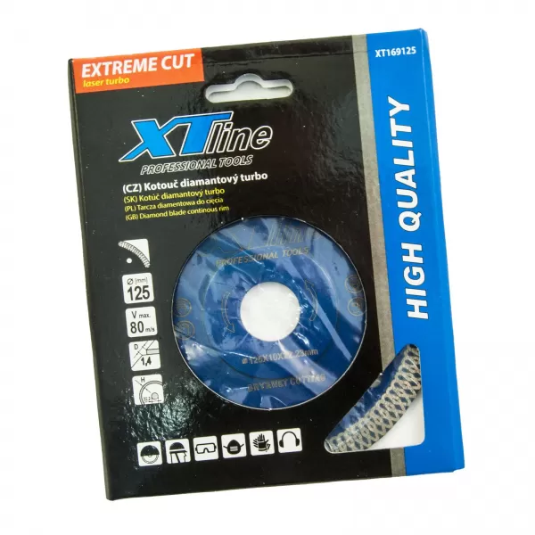 XT kotouč dia turbo 230x10x25,4mm(redukce 22,2mm)