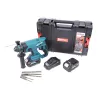 XT Aku kladivo SDS PLUS + 2 baterie 5.0Ah + sada vrtáků + nabíječka 3.5A + box