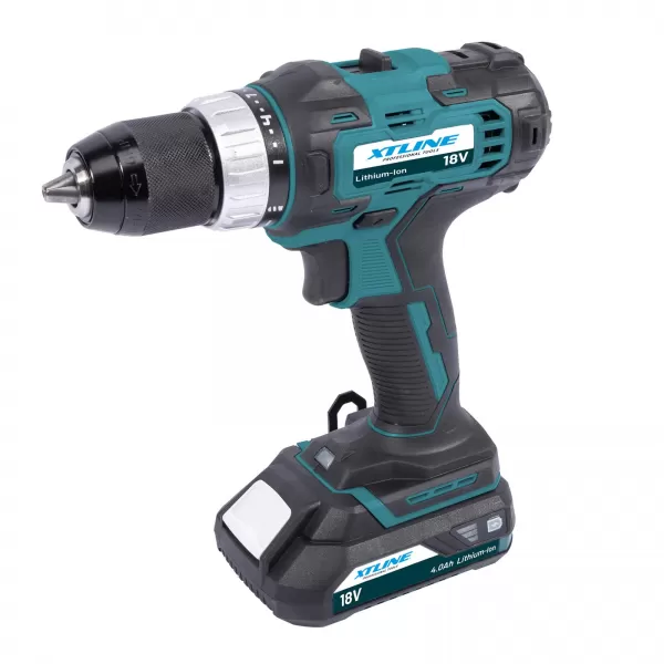 XT Aku vrtačka 18 V, 40 Nm + 2 baterie 2.0 Ah + nabíječka 2.4 A