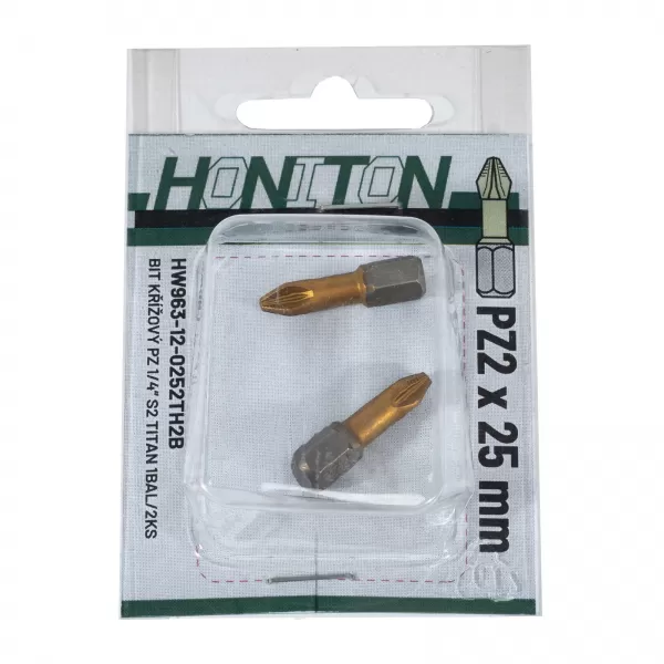 XT Bit PZ Titan 1/4” | PZ2x25 mm (1bal/2ks)