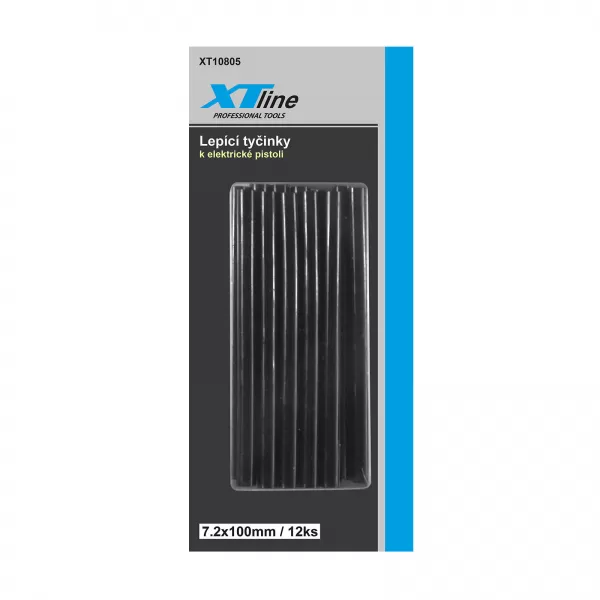 XT Tyčinky lepící tavné 7,2x100mm 12ks černé