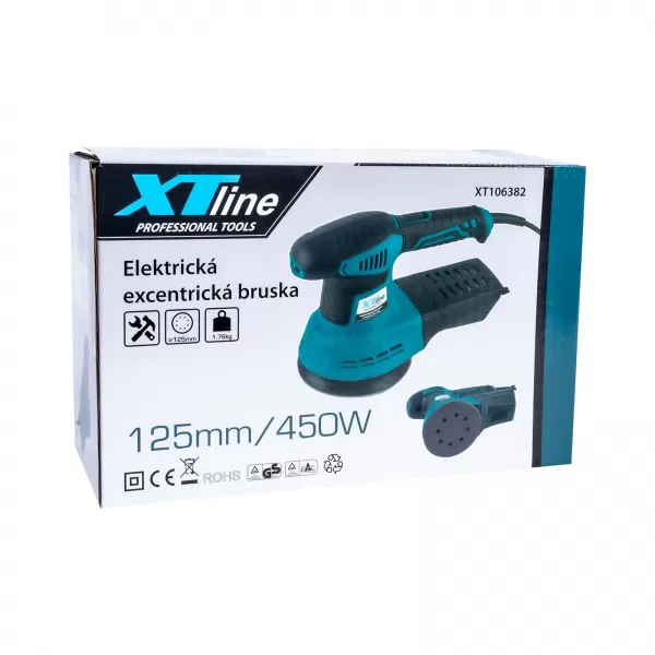 XT Bruska excentrická 125mm 450W
