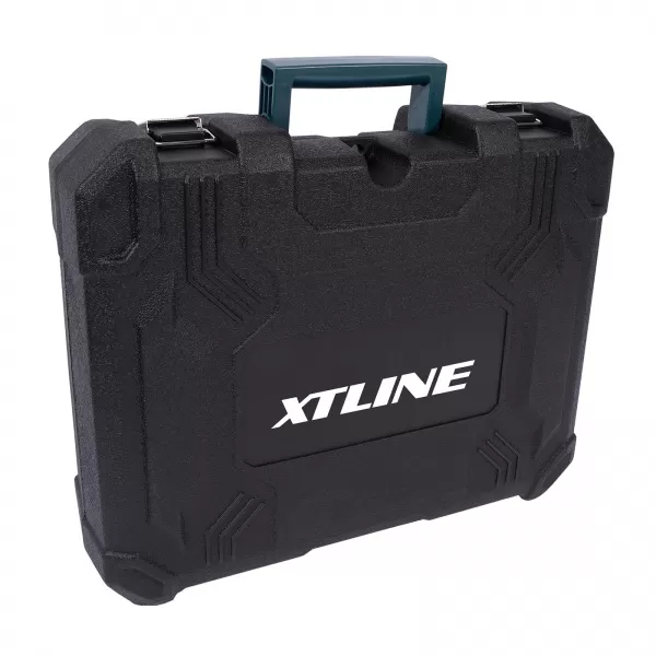 XT Aku vrtačka s příklepem bezuhlíková 18V ,70Nm+ 2 baterie 2.0Ah + nabíječka 2.4A