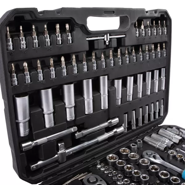 XT Sada hlavic 1/4"-3/8"-1/2" 172 dílů