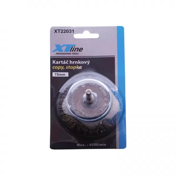 XT Kartáč okružní, vlnitý stopka 75mm