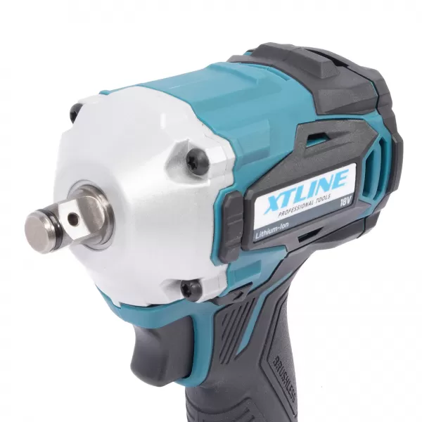 XT Utahovák rázový AKU na 1/2" hlavice bezuhlíkový 18V, 400Nm