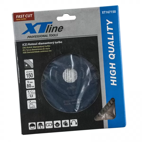 XT kotouč DIA řezný turbo Fast Cut 150 XT167150