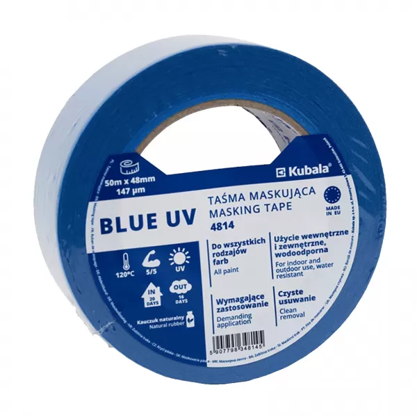 Páska maskovací BLUE UV 36mm x 50m