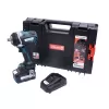 XT Aku rázový utahovák na 1/2" hlavice bezuhlíkový 18V,850Nm + baterie 5.0Ah + nabíječka 3.5A + box