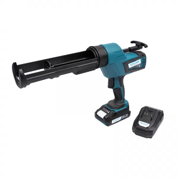 XT AKU vytlačovací pistole 310ml 18V + baterie 2.0 Ah + nabíječka 2.4A