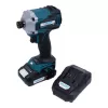 XT Aku rázový utahovák na bity bezuhlíkový 18V,1/4" 230Nm+baterie 2.0 Ah+nabíječka 2,4A+box