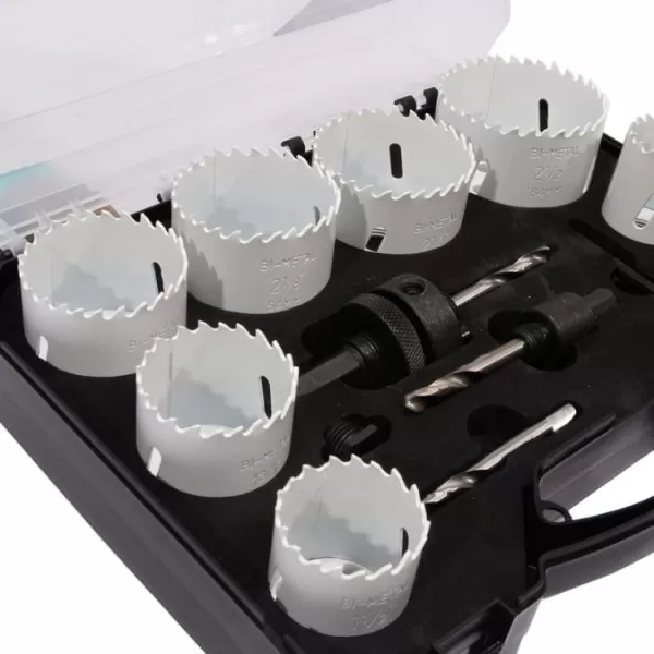 XT Sada vykružovacích bimetalových korunek 14dílů / 19-64mm plast.box